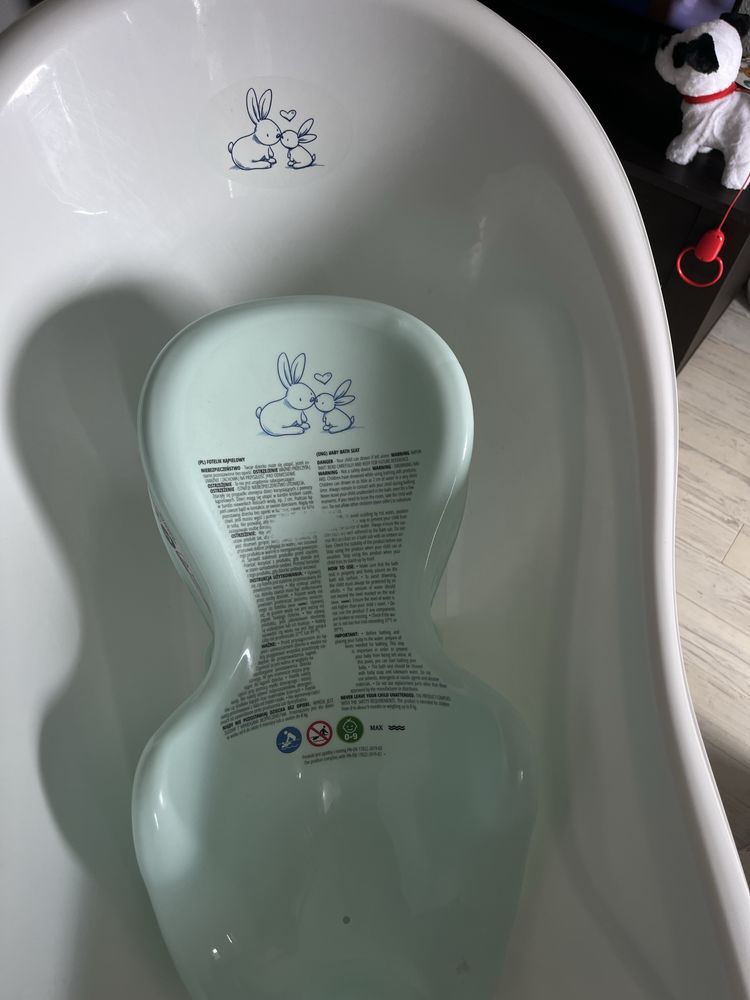 Wanienka dla niemowląt z podstawką