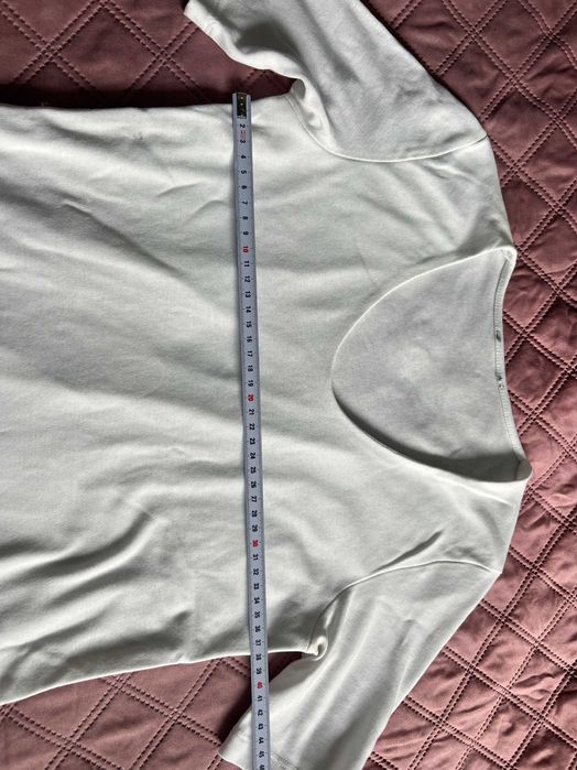 biała bluzka t-shirt koszulka XS