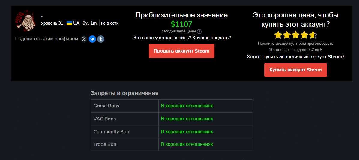Продам аккаунт Steam \ Dota 2 (5k mmr)
