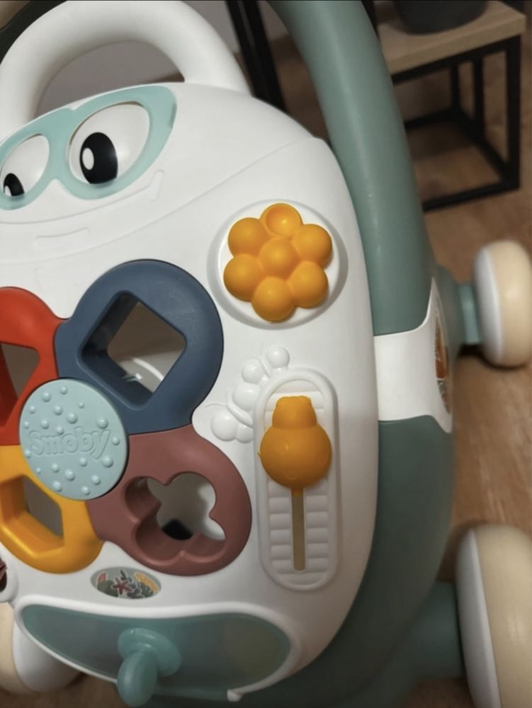 SMOBY Chodzik Pchacz Wózek 3w1