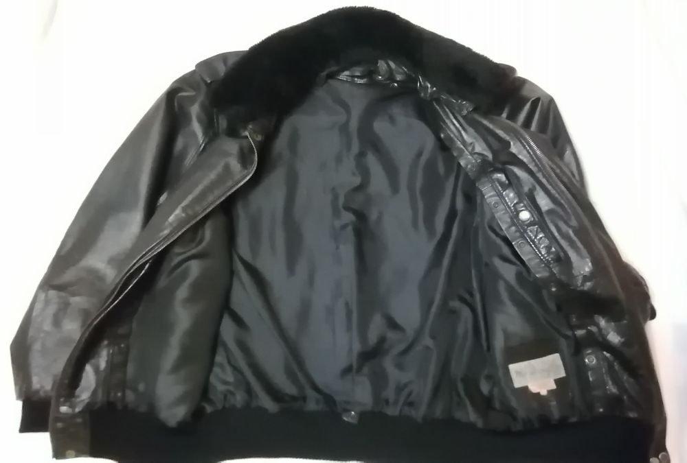 Бомбер McDouglas куртка 50 шкіряна льотна пілот авіатор кожаная кожа