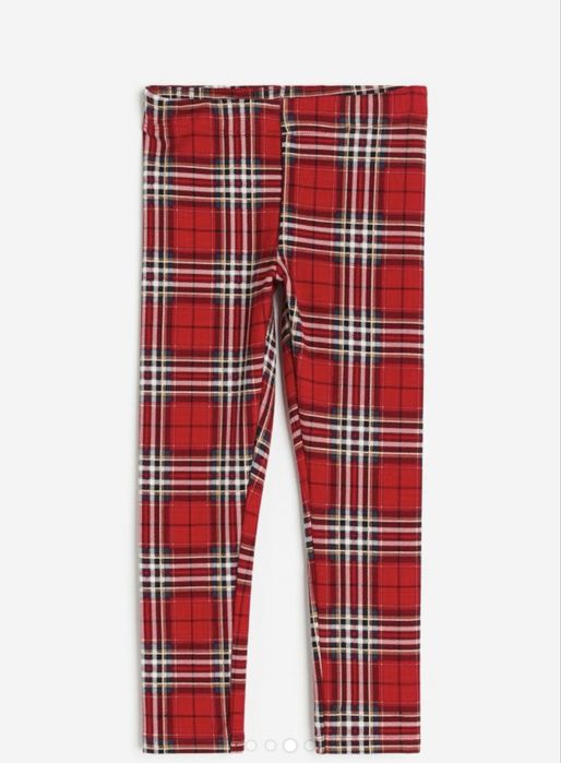 Лосіни новорічні теплі легінси утеплені наh&m 104,110,116,122,128