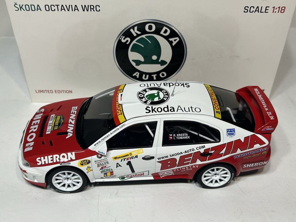 Unikat. Skoda Octavia WRC Foxtoys 1/18