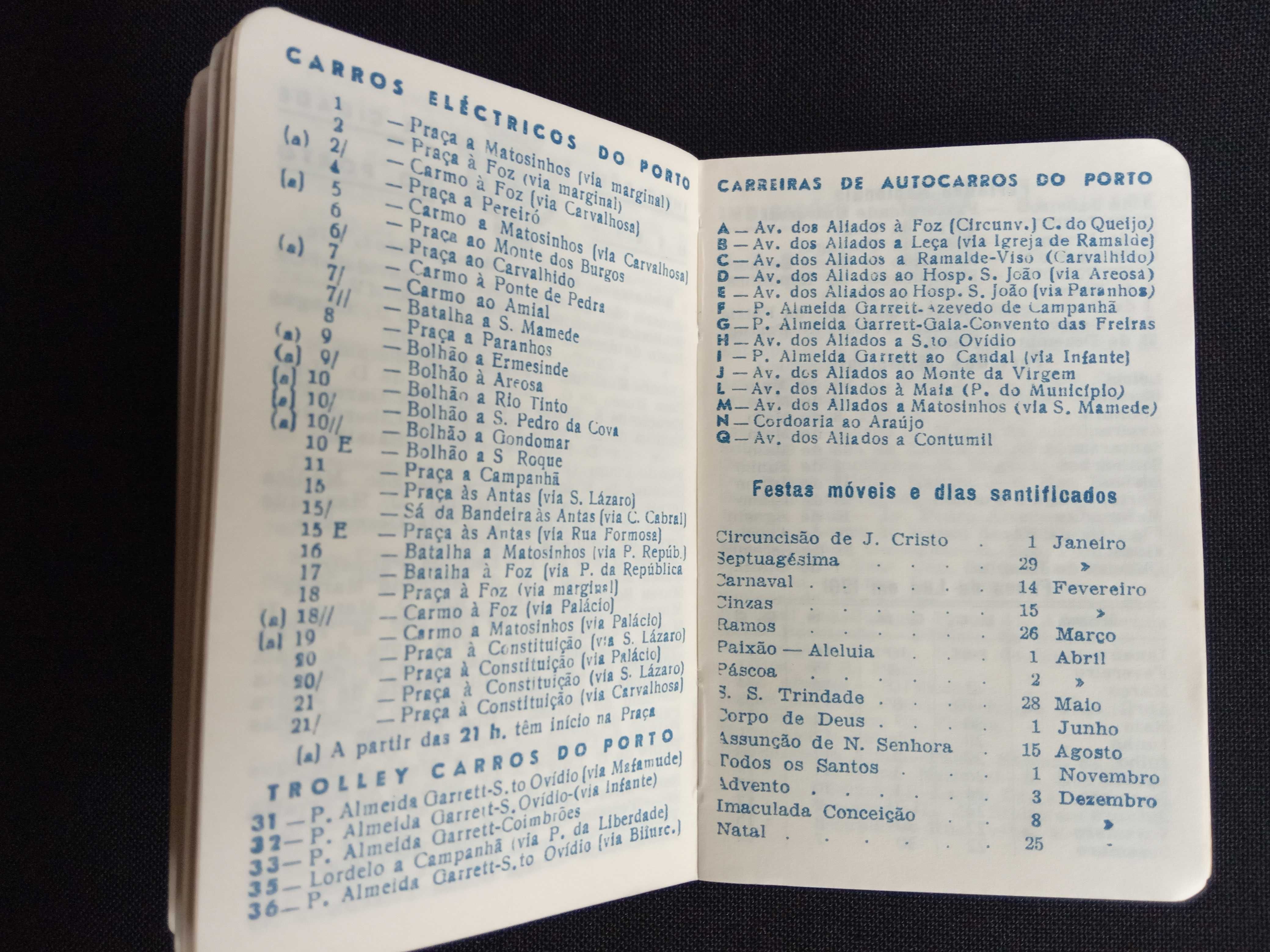 Agenda de bolso 1961