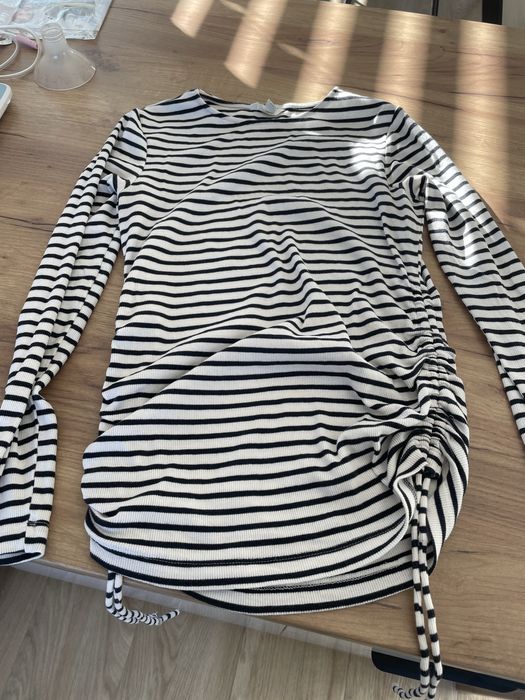 Bluzka ciążowa z długim rękawem