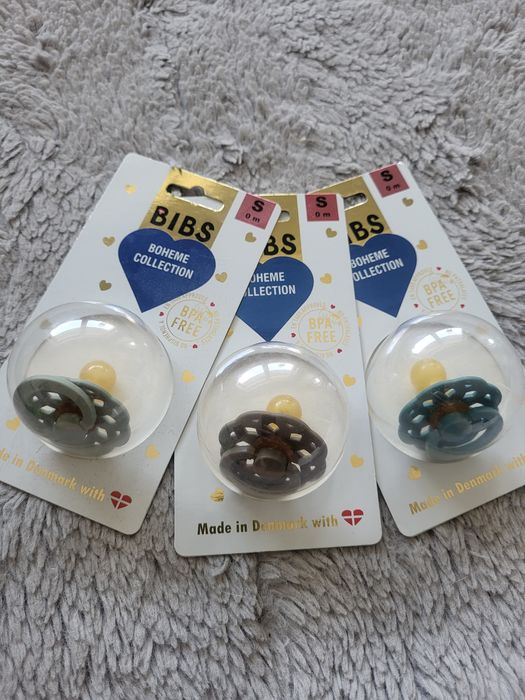 Bibs boheme smoczki uspokajające 0-6m 3szt