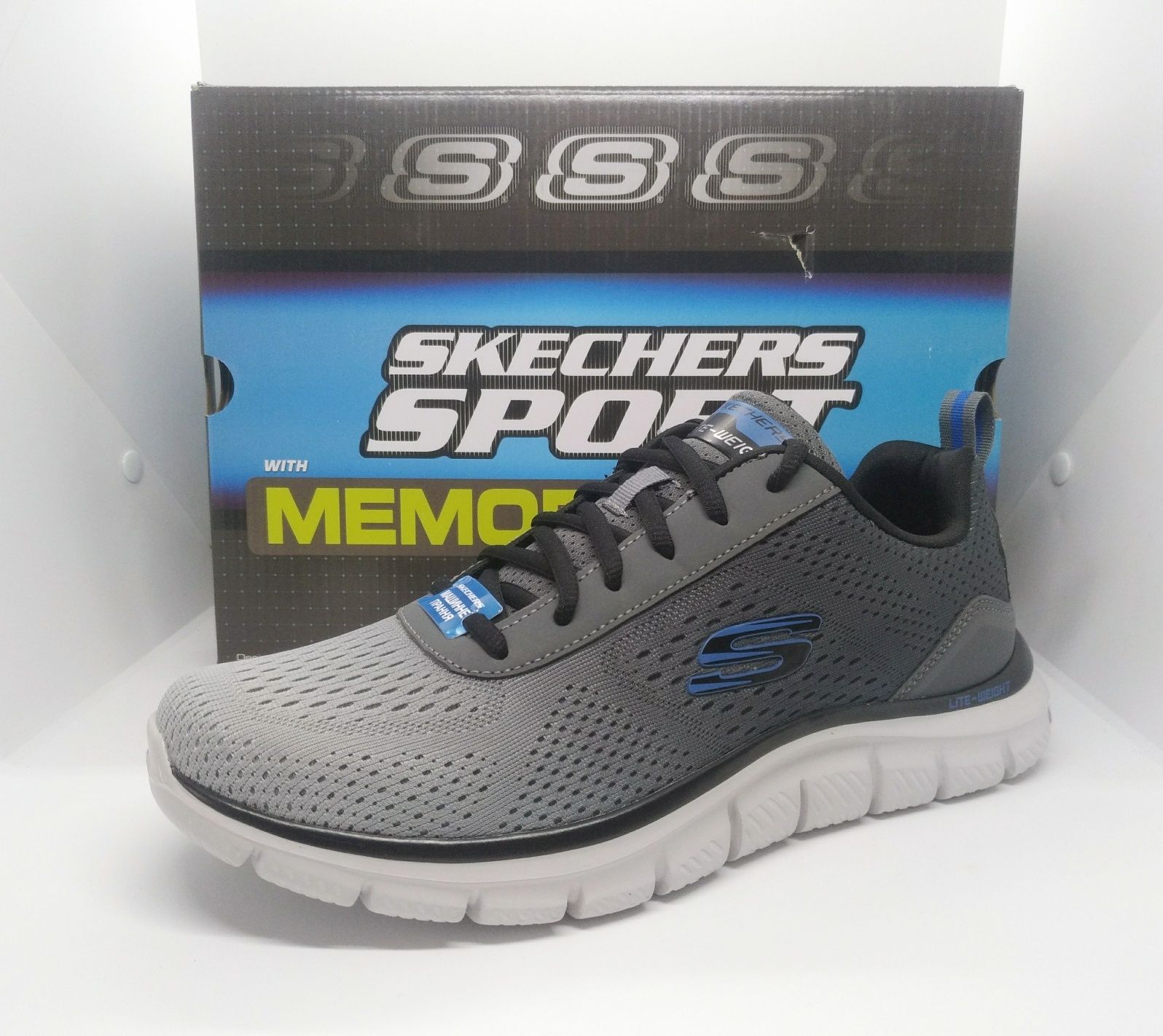 стильные 30см кроссовки Skechers Track оригинал