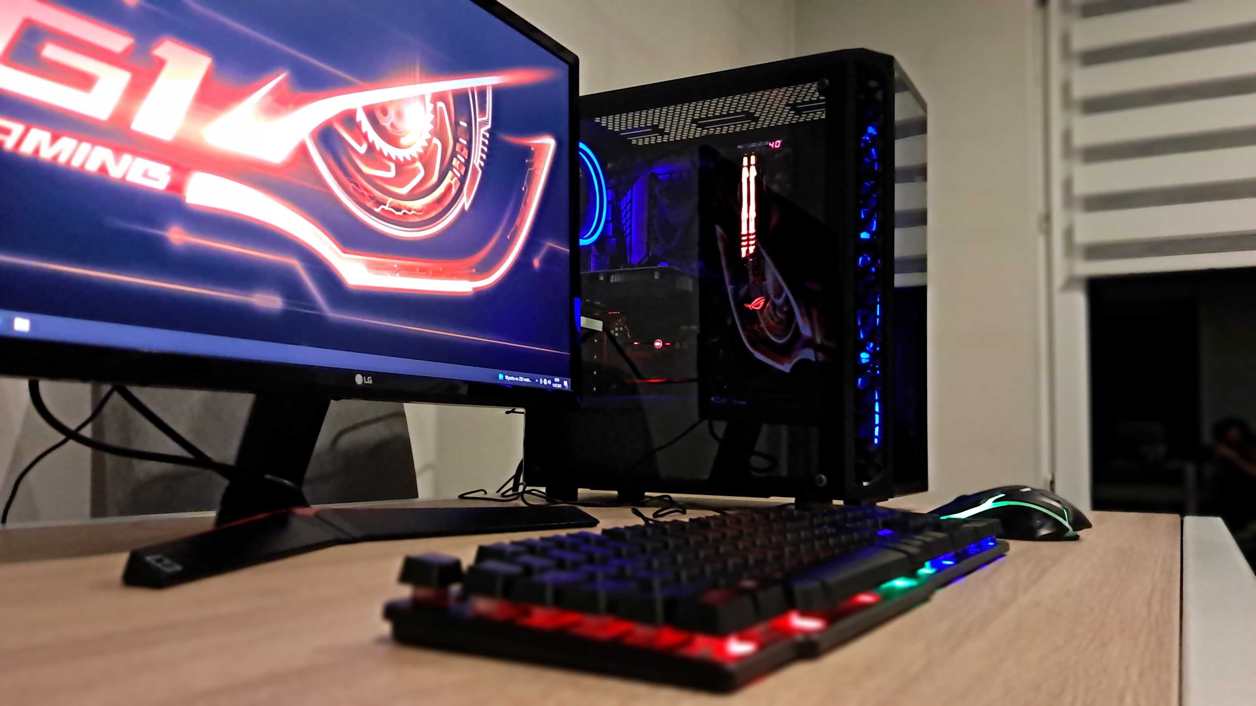 Zestaw Do Gier i5 4x3.3GHz/GTX1050-4GB/Ram-24GB/SSD+1TB/LG 24' LED IPS