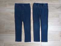 2 pary legginsów jeansowych Zara rozm. 122