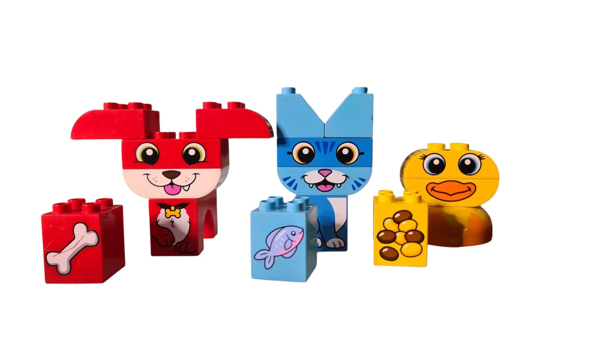 LEGO DUPLO – Kotek, Piesek i Kaczuszka –urocze zwierzątka dla maluchów