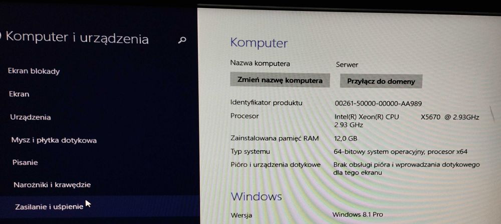 Serwerowy komputer ASUS Z8NA-D6