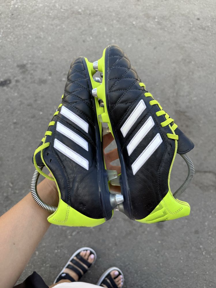 Adidas 11pro sg f33104 elite us7  бутсы кожаные копы сороконожки