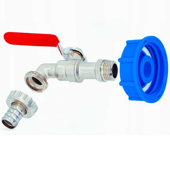 KRAN DO MAUZERA Zawór DO Mauzera Na Wąż 1/2'' ZAWÓR Czerpalny Nypel