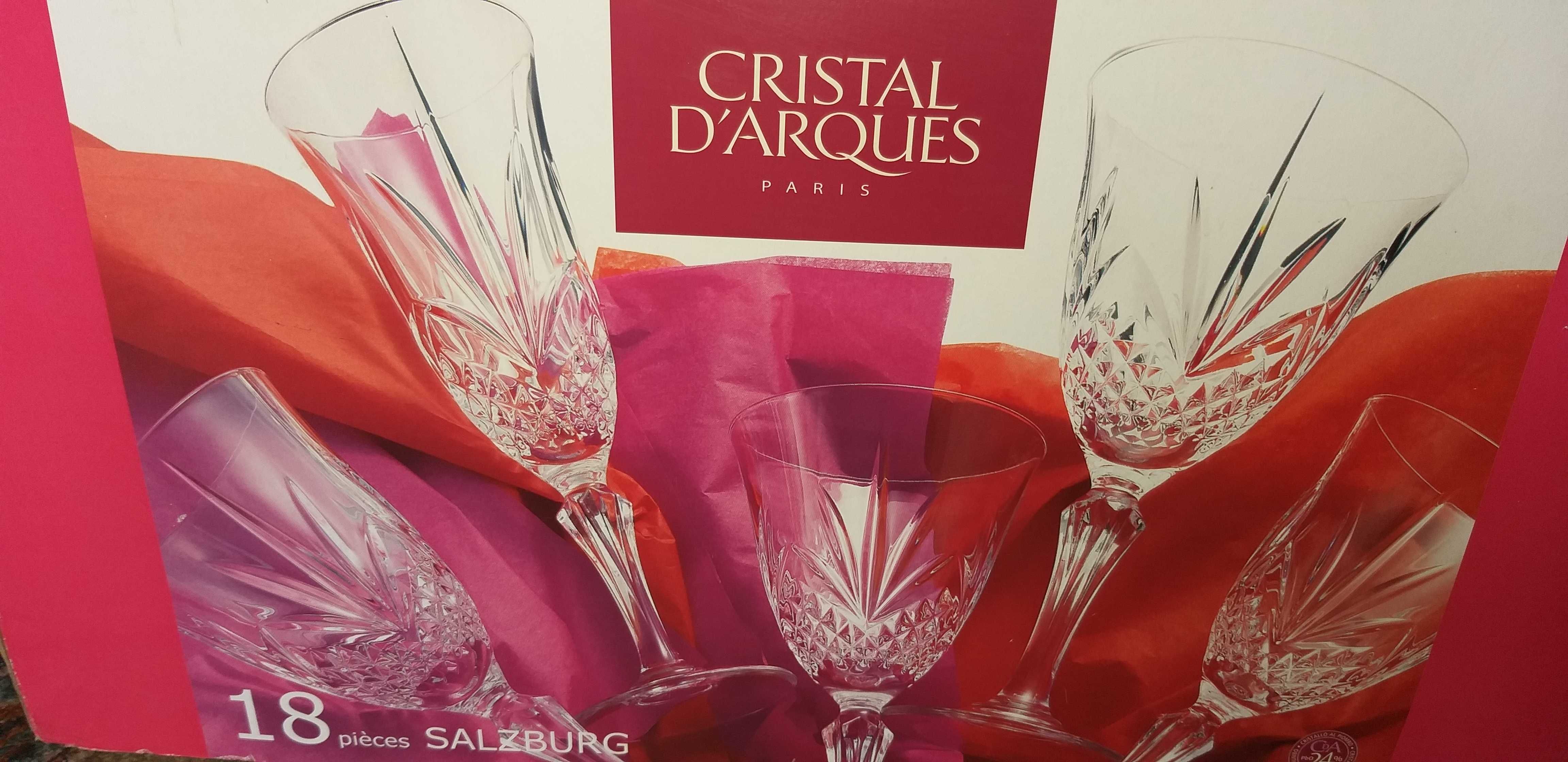 Conjunto 18 copos Cristal d’Arques Paris