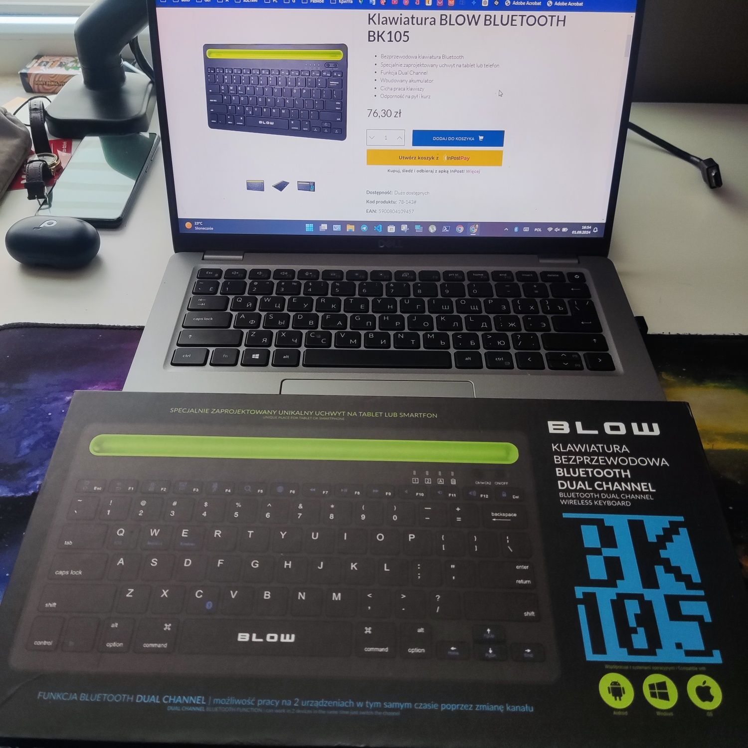 Klawiatura BLOW Bluetooth BK 105