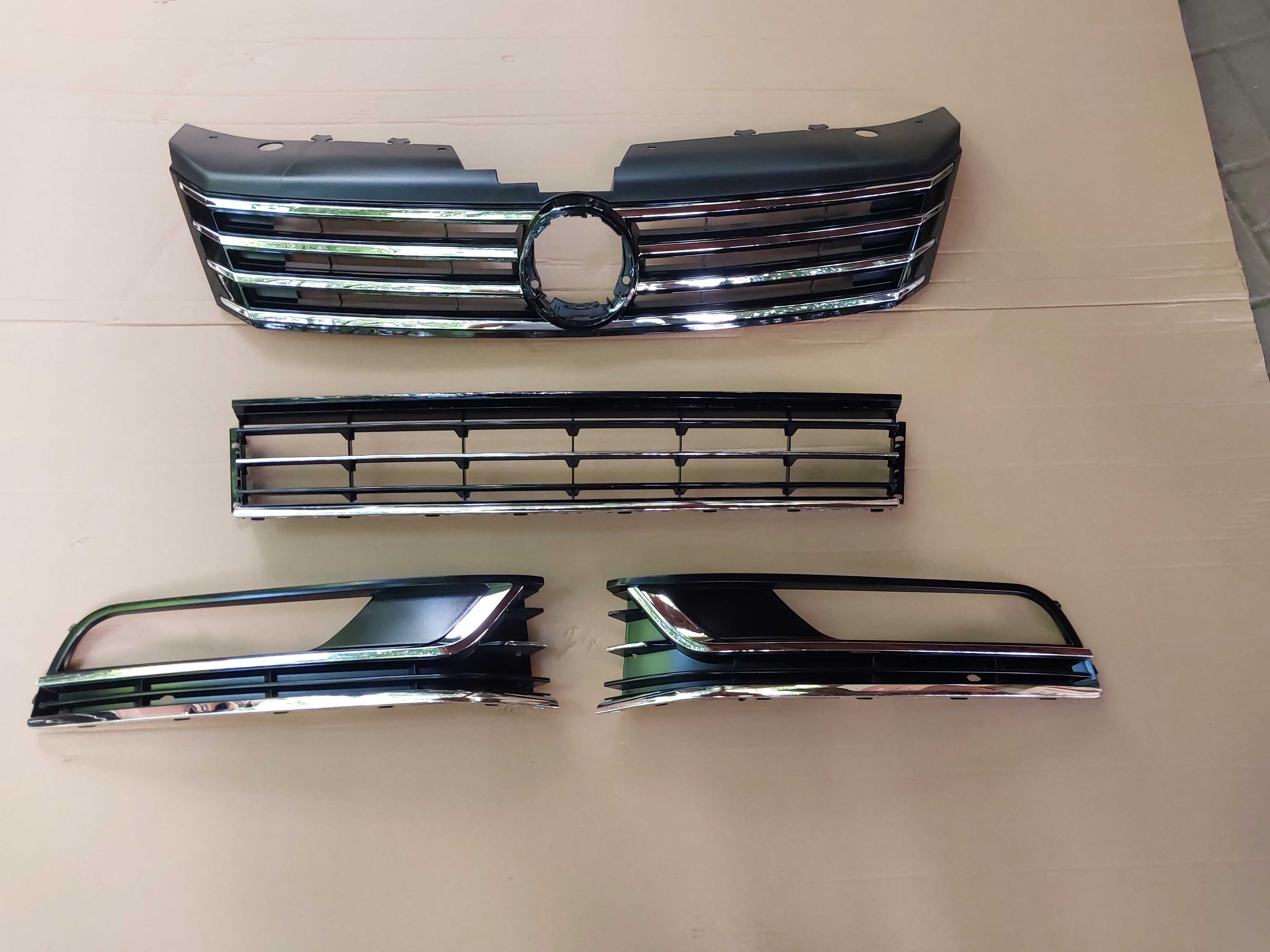 VW PASSAT B7 grill + komplet atrap nowe idealne chrom