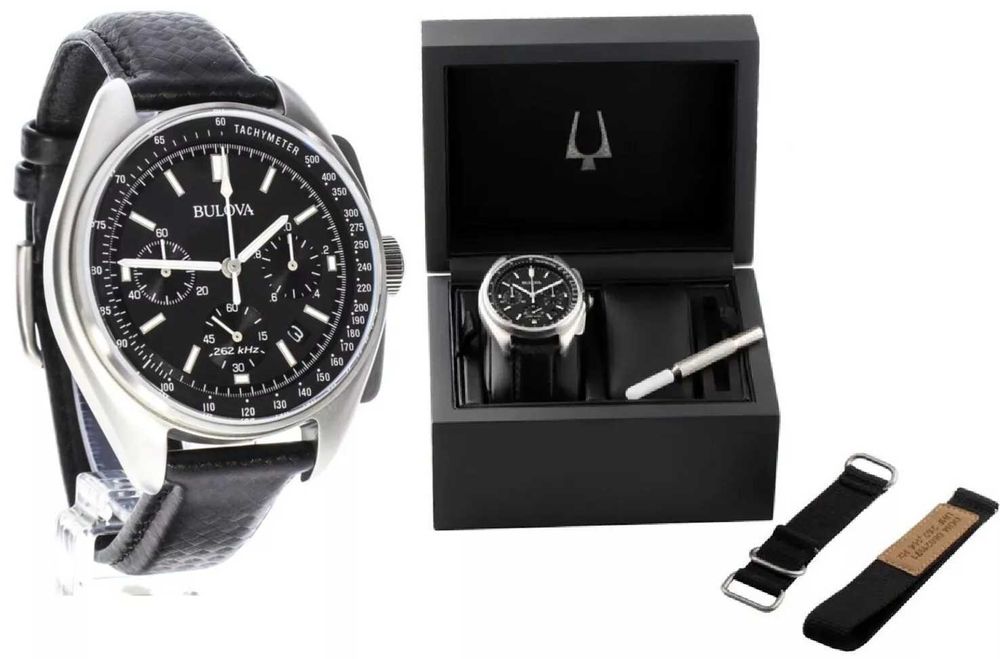 BULOVA Pilot 96B251 Легендарний місячний хронограф. Кварц 262 kHz,45мм