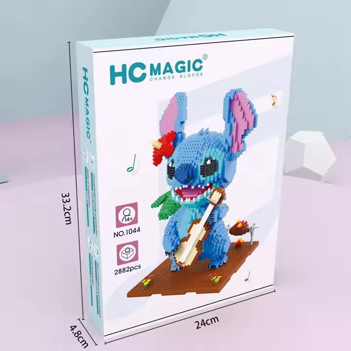3D Конструктор Стіч з гітарою 26см (1044)