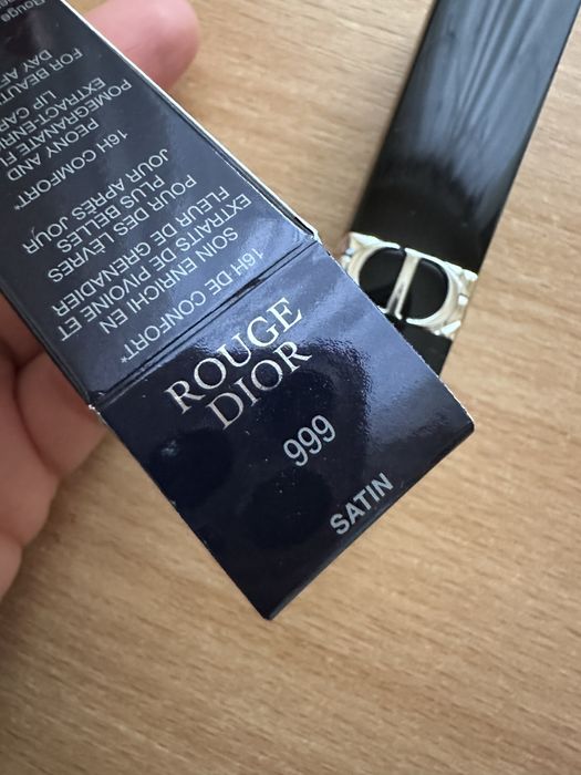 Dior Rouge 999 refillable/Діор помада класично червона