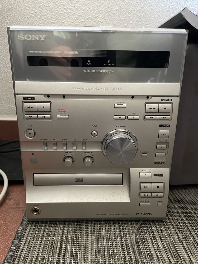 Aparelhagem Sony CMT-CP2W com Colunas