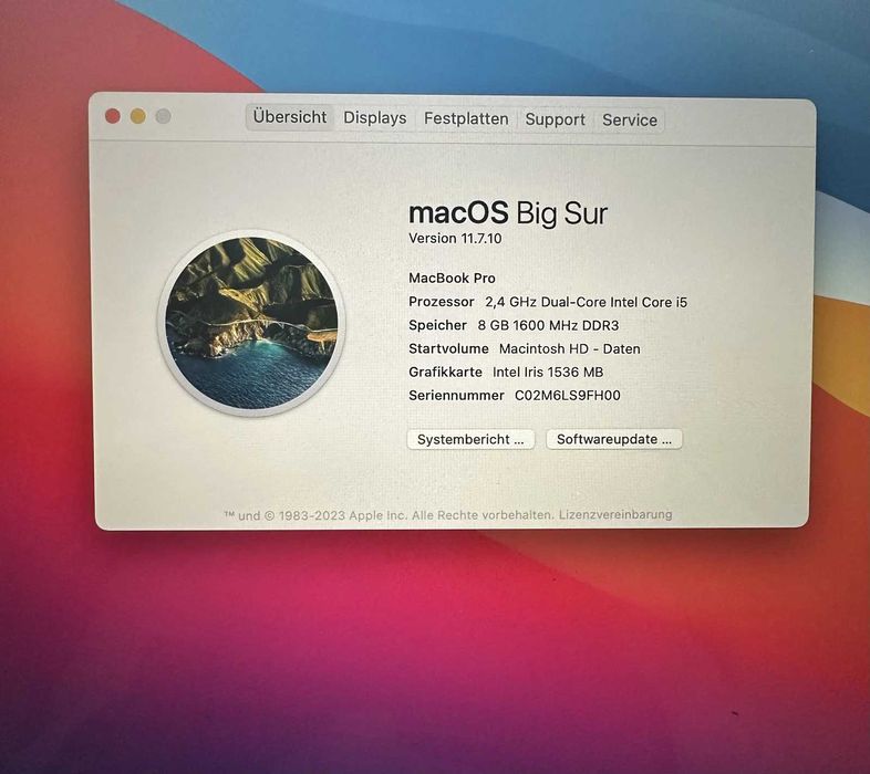 Macbook Pro 13" 2015