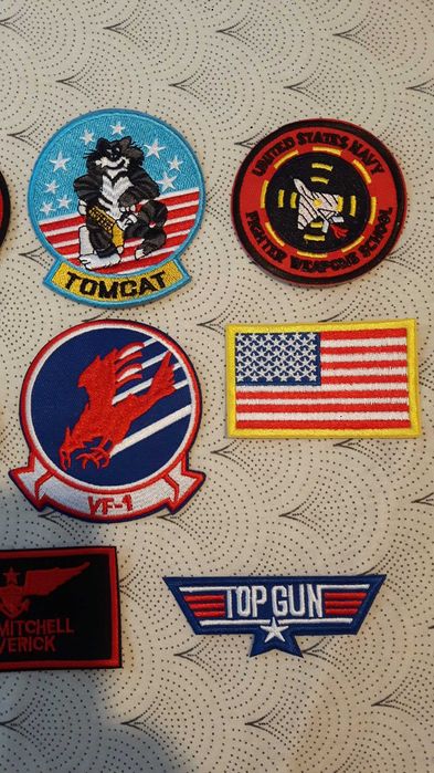 TOP GUN naszywka - 12 szt.
