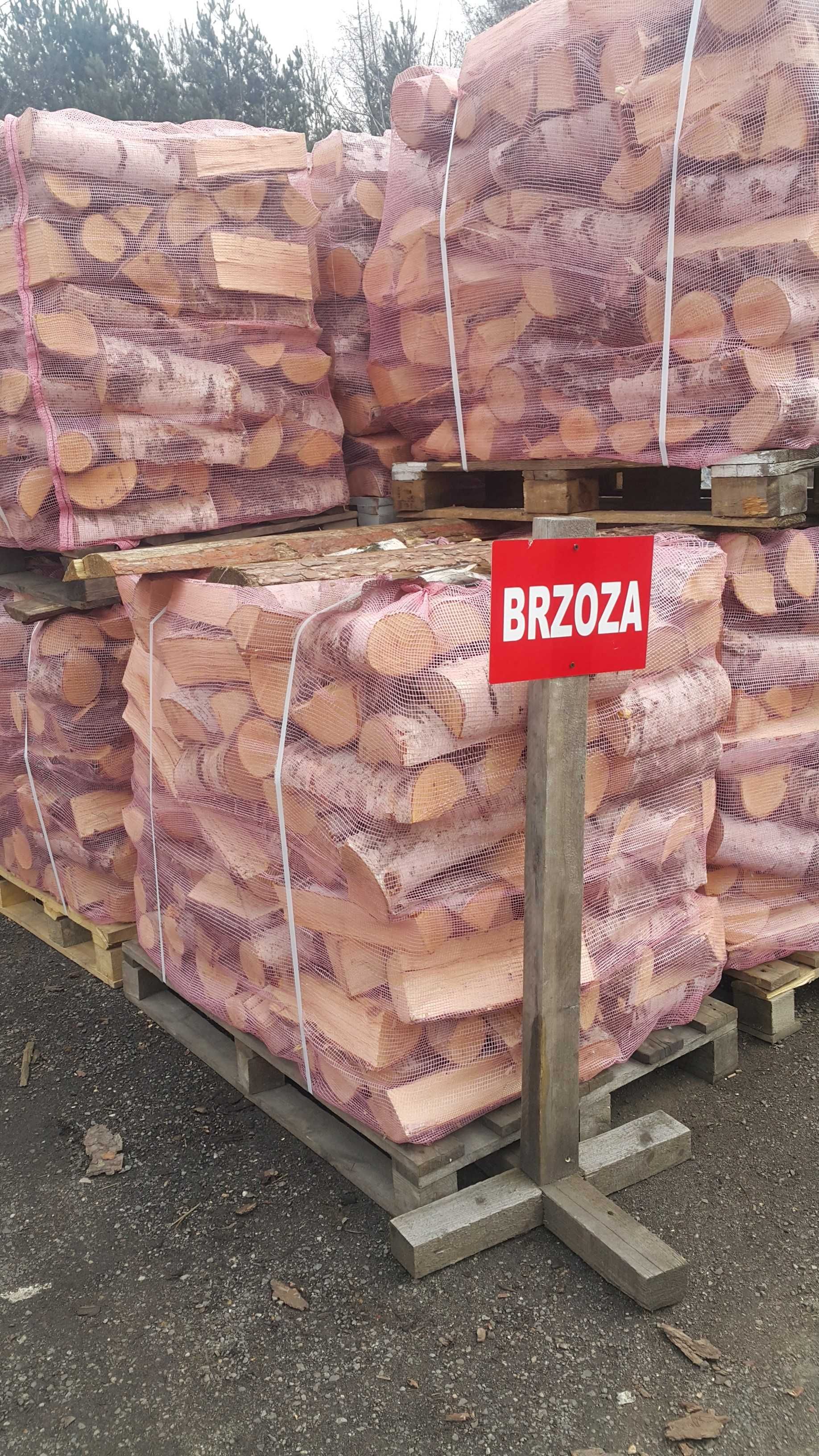 Drewno Kominkowe Układane | BUK | DĄB | BRZOZA | GRAB | Dostawa GRATIS