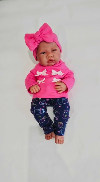 Гарний одяг на пупса типу реборн костюм 40-44 см