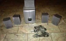 Kit colunas 5.1 com subwoofer /diversos