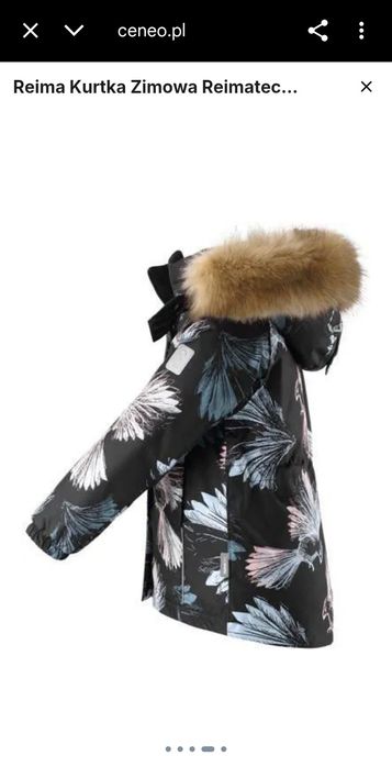 Kurtka parka Reima zimowa  r. 122