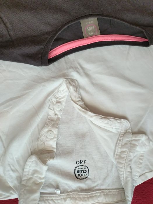 Zestaw t-shirtów dziewczęcych r 134-140