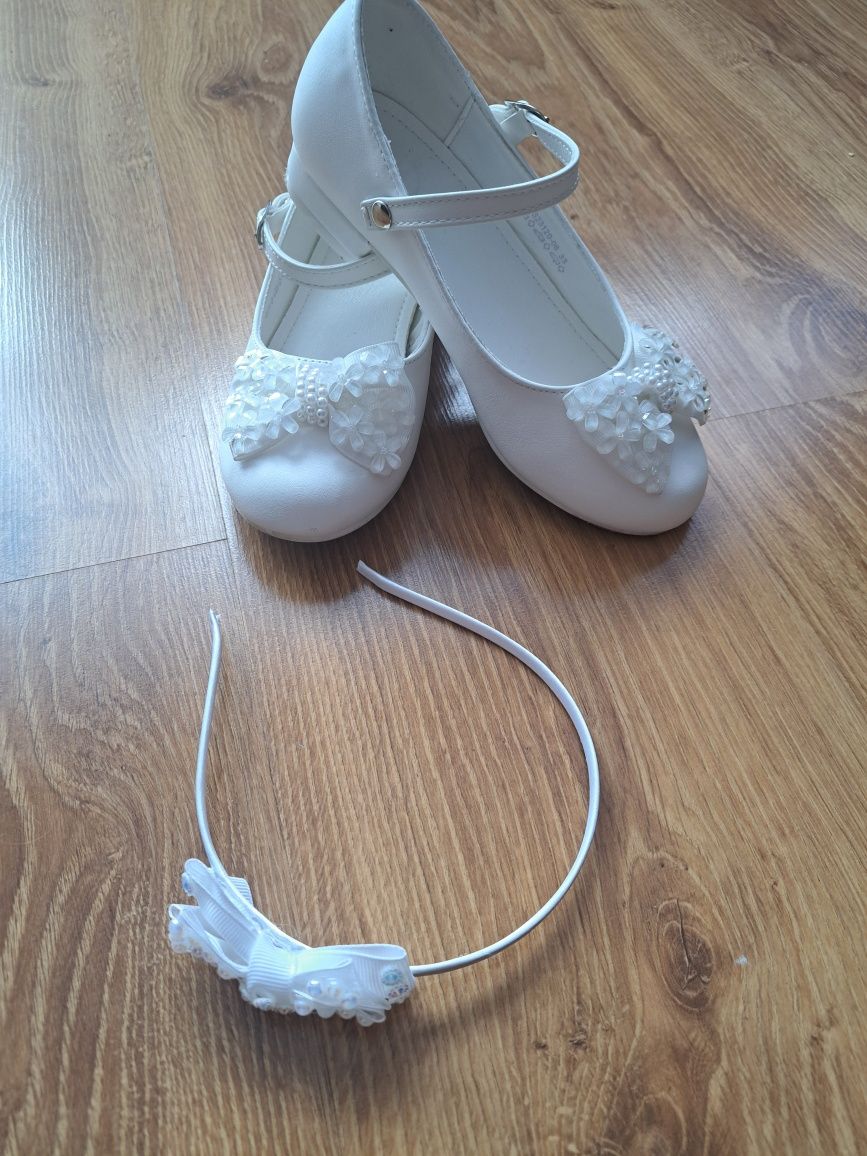 Buty komunijne + opaska