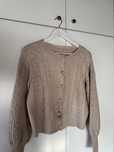 Cardigan malha - bege