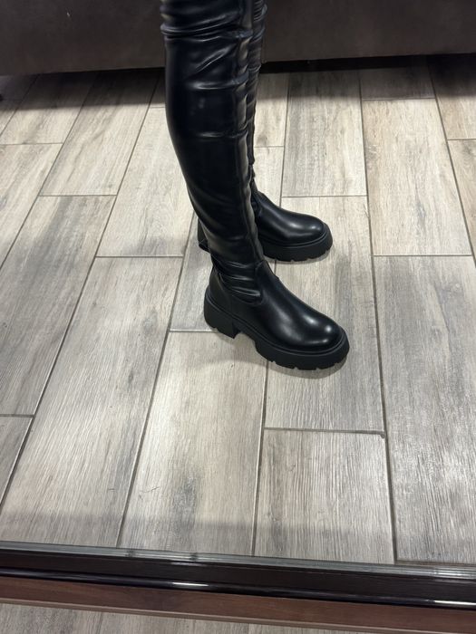 Ботфорди чорні 37 розмір