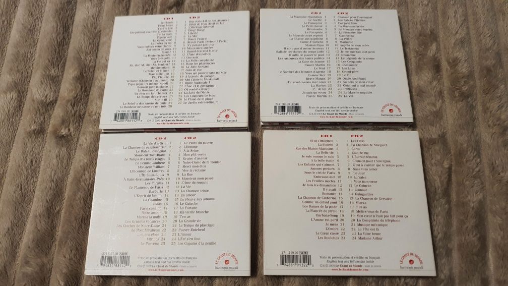 CD Le Siècle D'or Gréco , Brassens , Ferré , Trénet  8szt płyt.