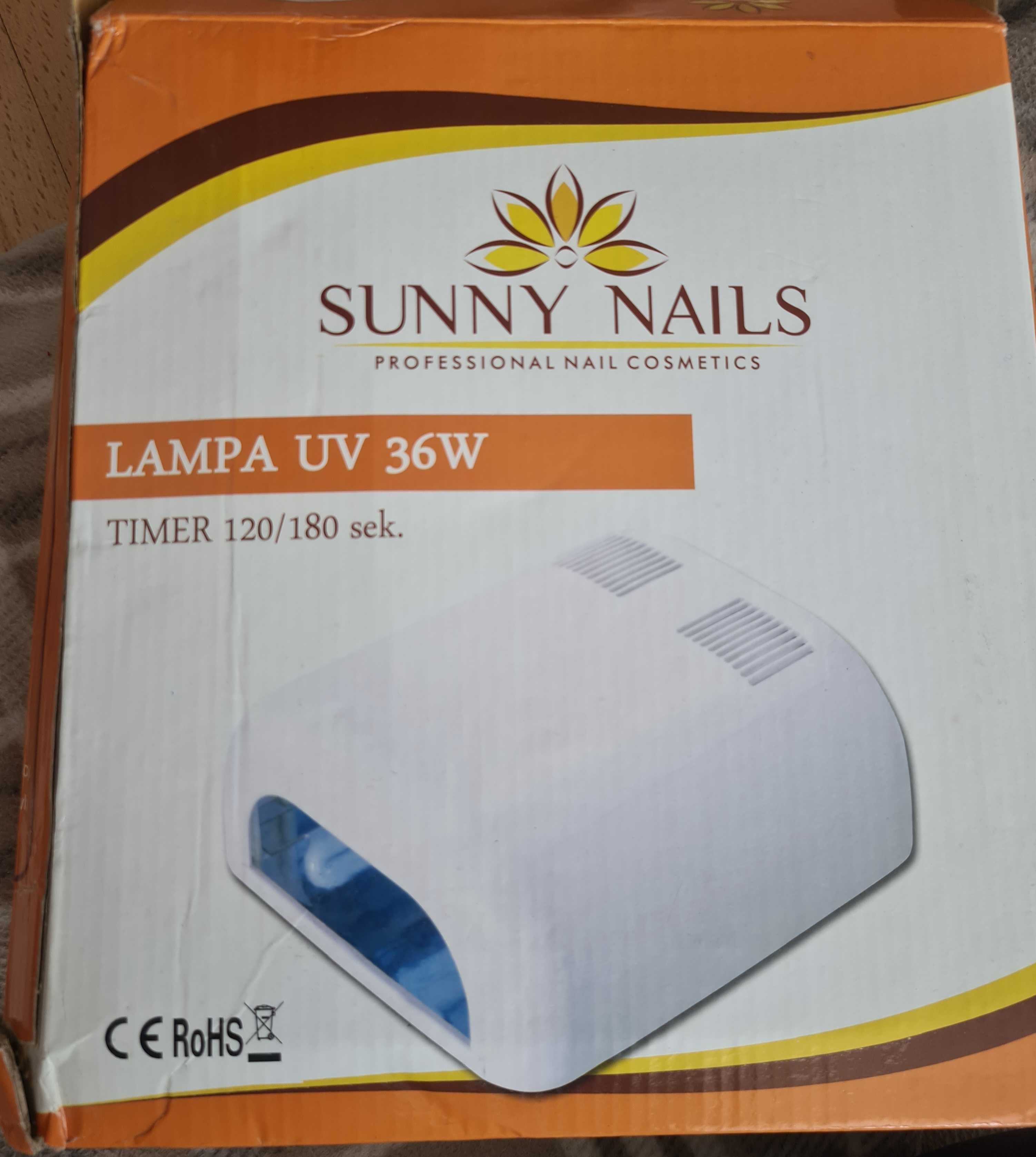 sunny nails lampa UV 36W do żeli  i lakierów hybrydowych