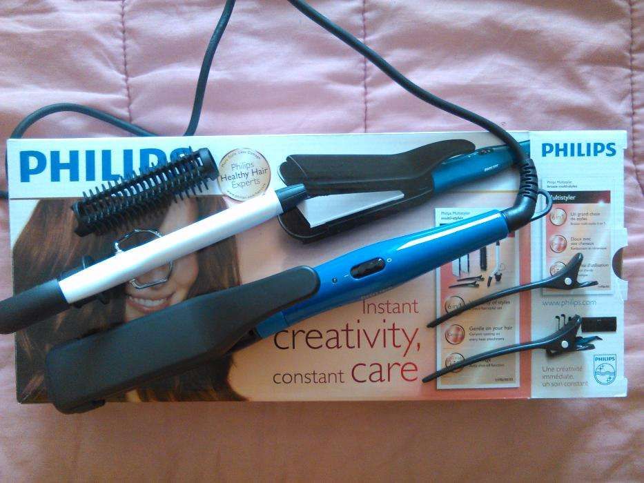 Alisador e encaracolador de cabelo (cerâmica) Philips