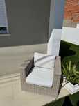 Sofa de jardim de 1 lugar