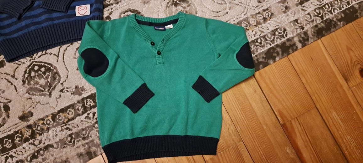 Zestaw trzy swetry bluza kaptur chłopiec dziecko 98/104 coccodrillo sm