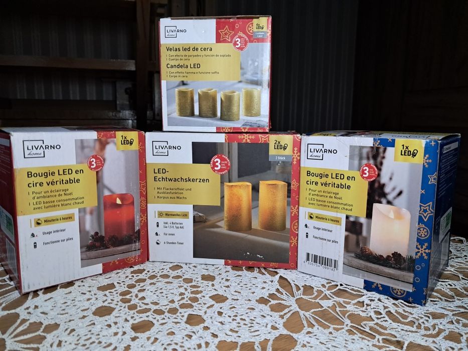 Новорічні декоративні Led свічки