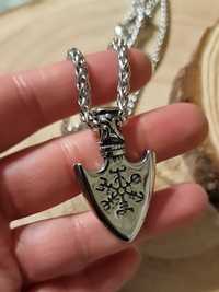 Fio colar necklace cordão amuleto vikings arvore runas odin valhalla