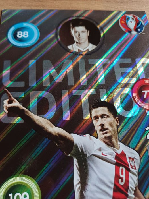 Karta Euro 2016 Lewandowski XXL 10 x 14 cm Limited Edition Adrenalyn