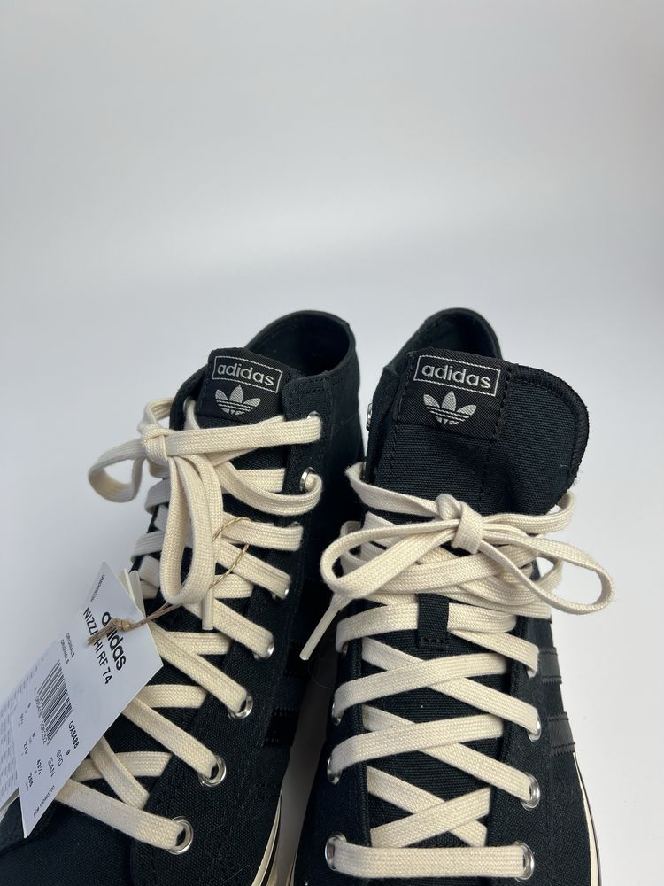 Adidas Nizza High RF 74 Black Cream White