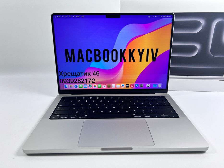 MacBook Pro 14 2023 M3 Pro 36GB RAM 512GB SSD Silver ГАРАНТІЯ МАГАЗИН