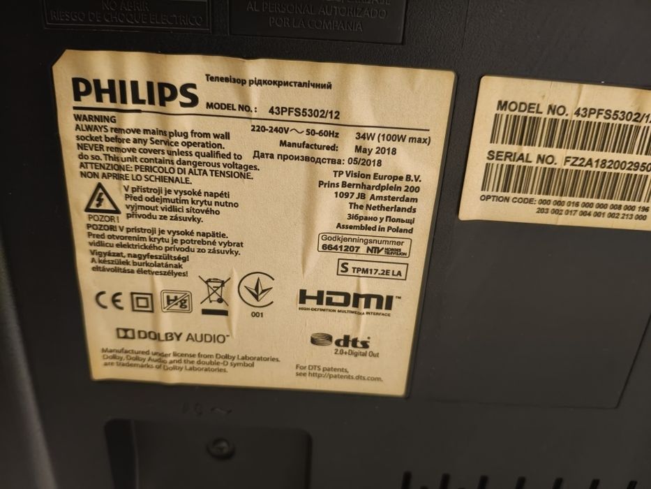 Telewizor Philips 43 cale