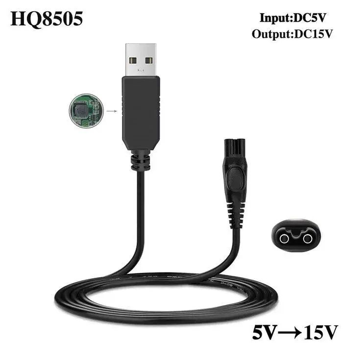 USB зарядка для Philips, QP6541/15, шнур живлення HQ8505, 5В -15В, 5v