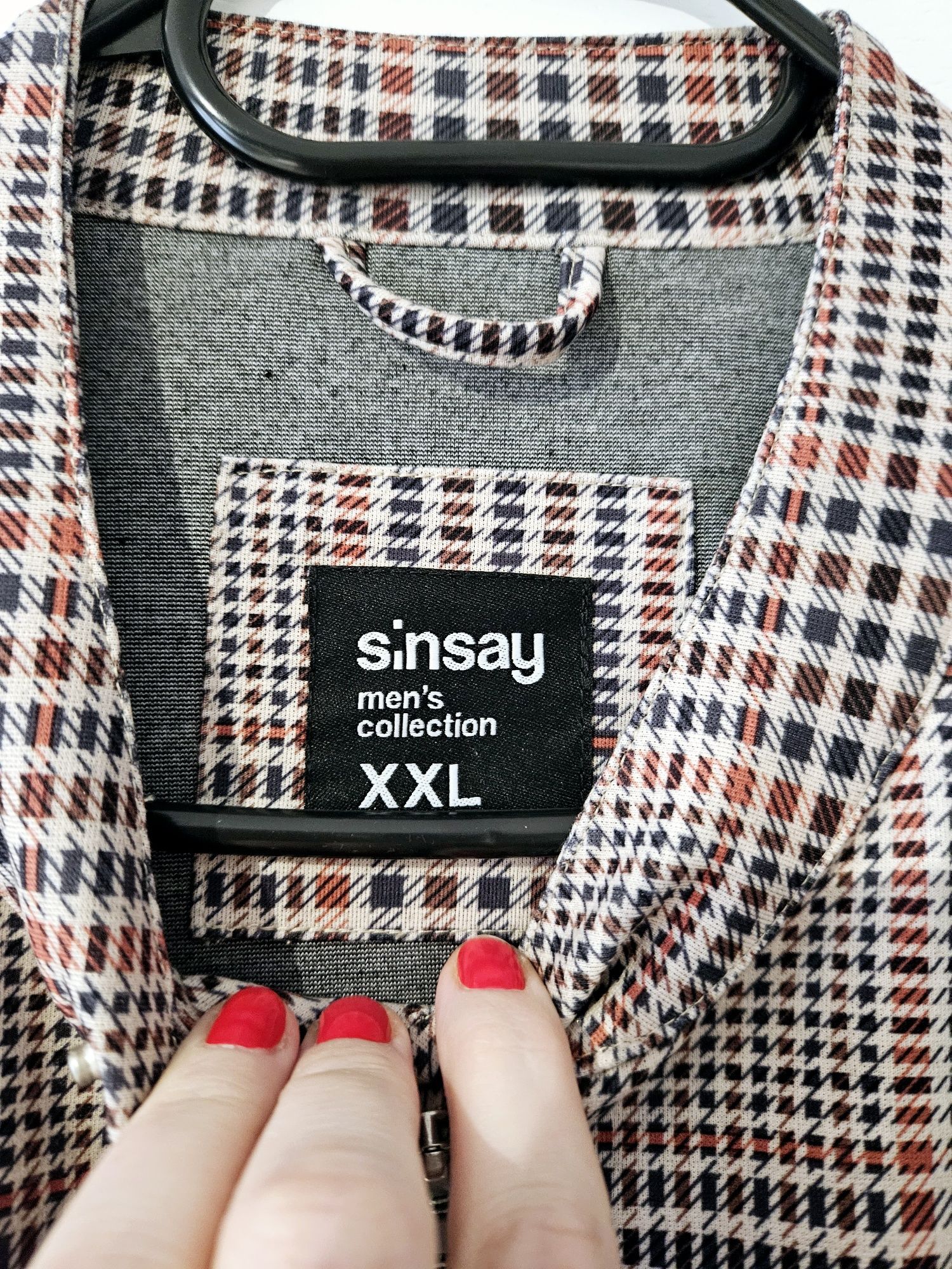 Nowa bluza w kratę xxl Sinsay bluza xxl