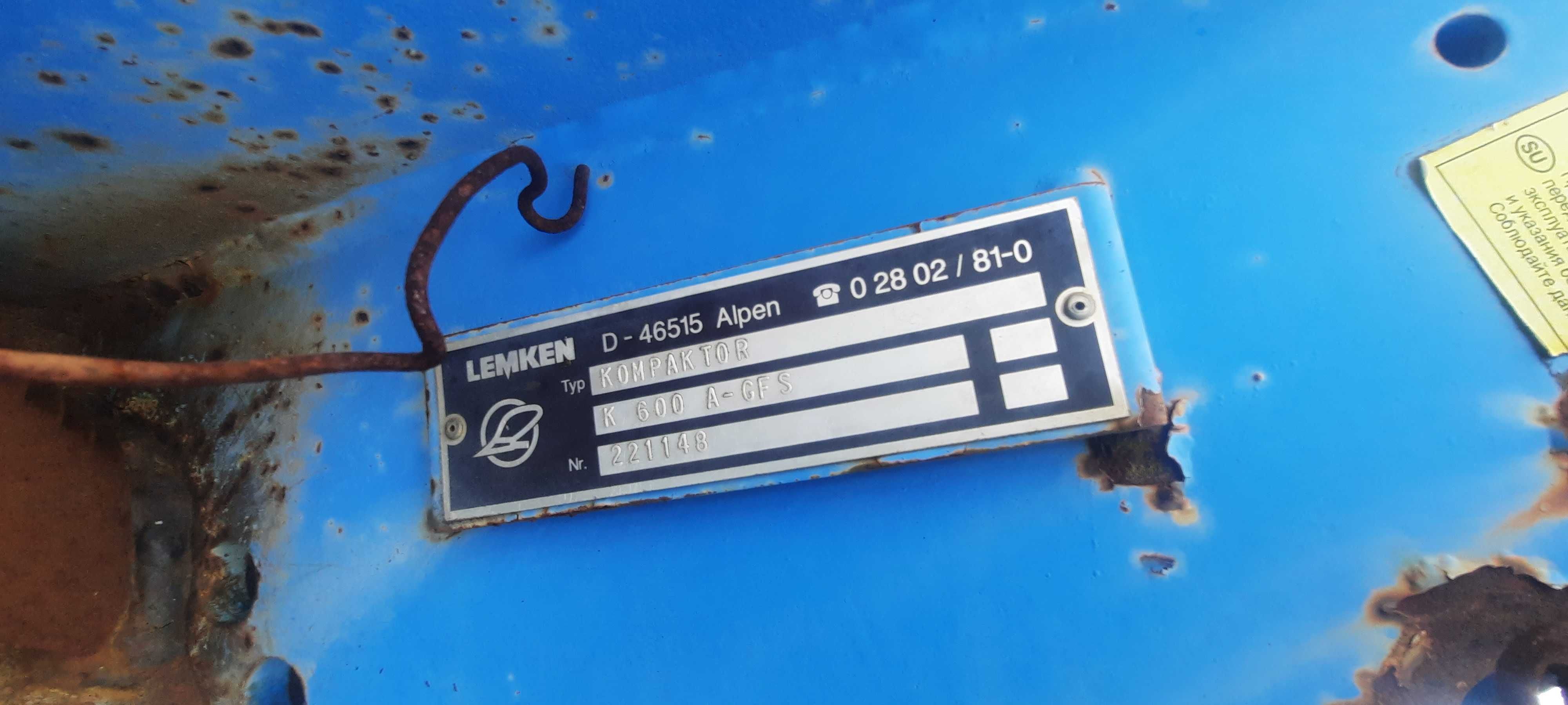 Lemken Kompaktor K 600
