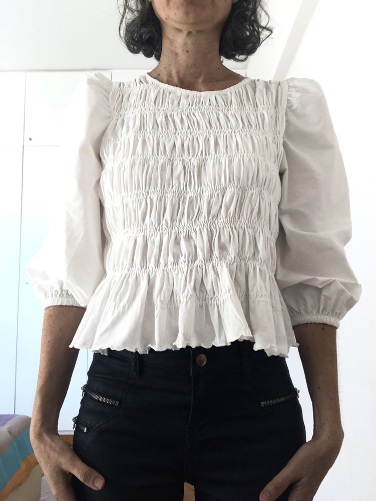 Blusa 100% algodão orgânico