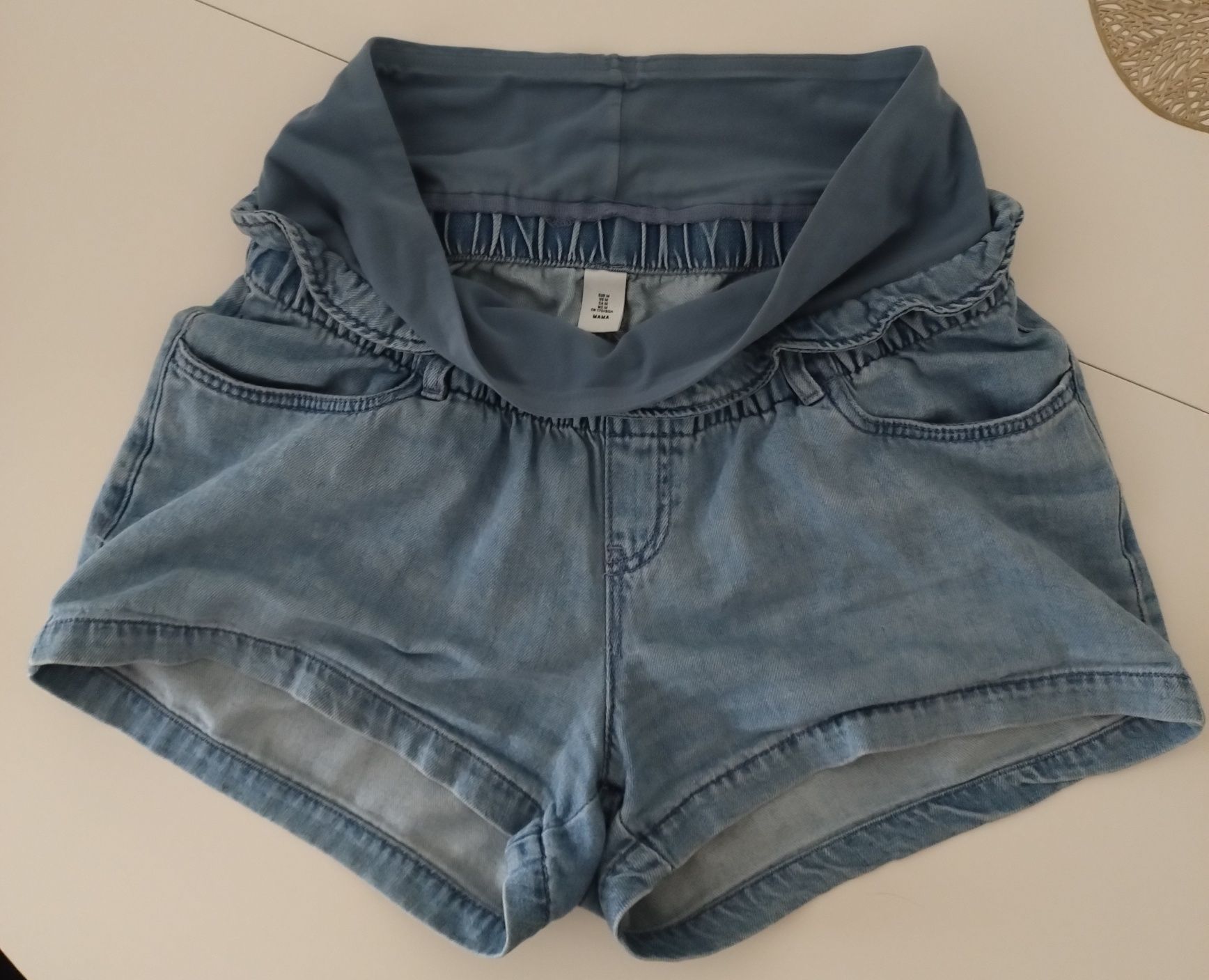 MAMA H&M jeansowe szorty